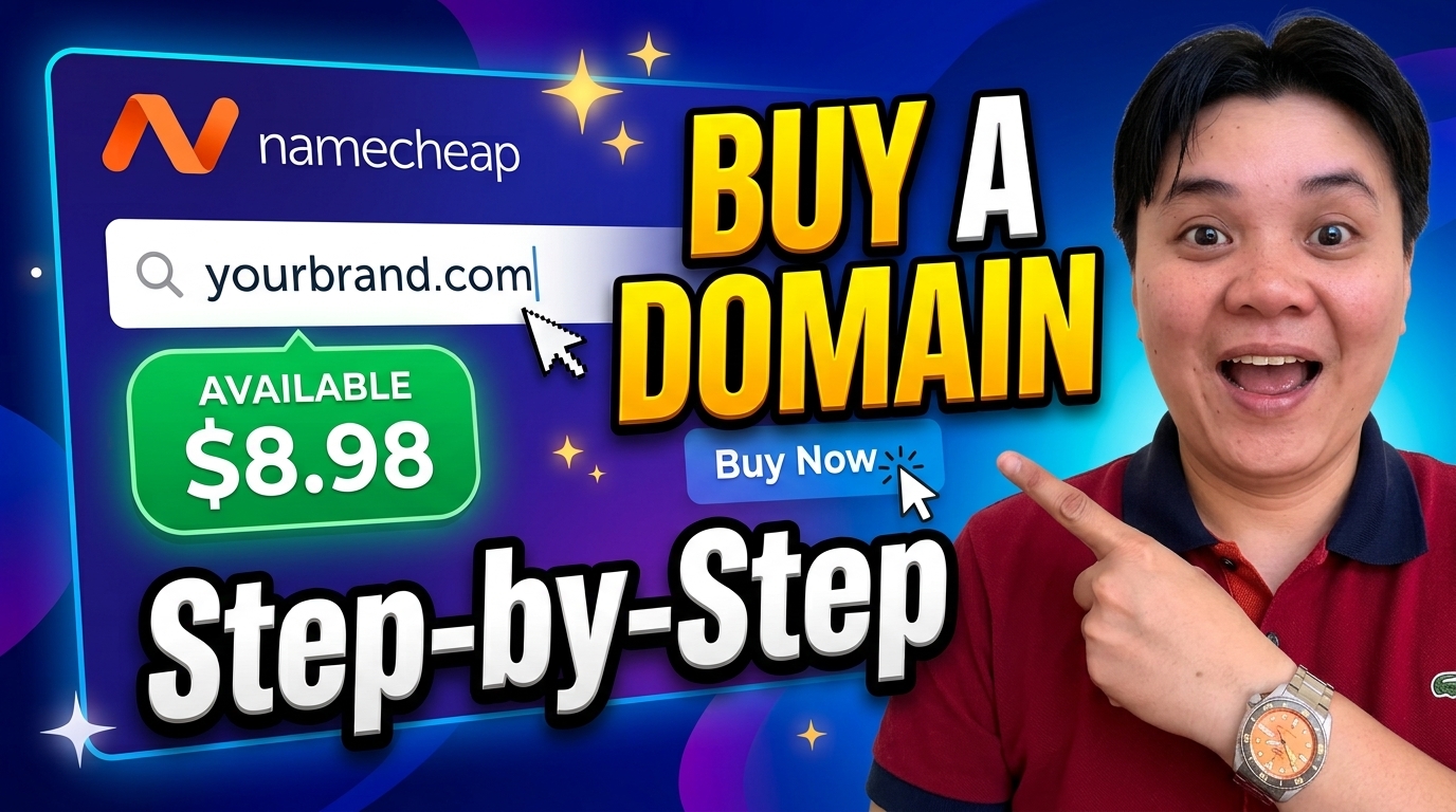 🎥 Watch: How I Bought My Domain on Namecheap